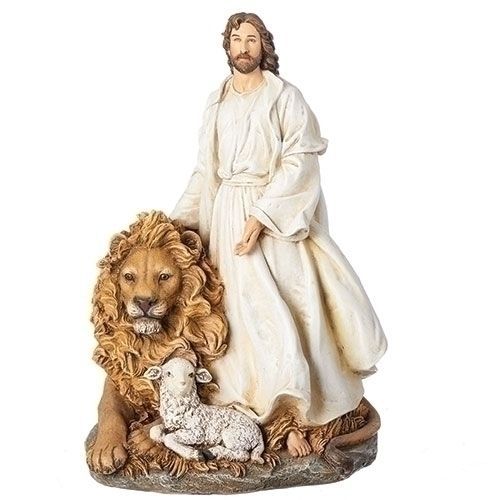 12"H JESUS WITH LION & LAMB

FIG