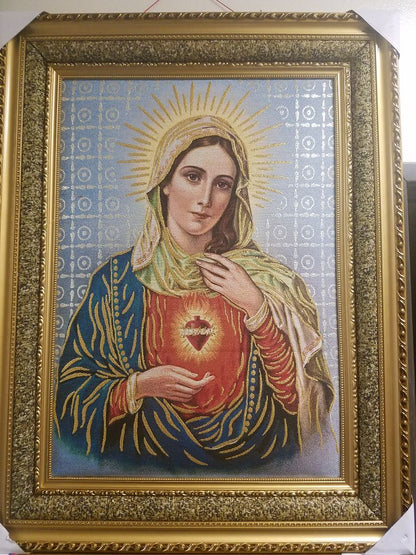 27x35" Sagrado Corazon de Maria