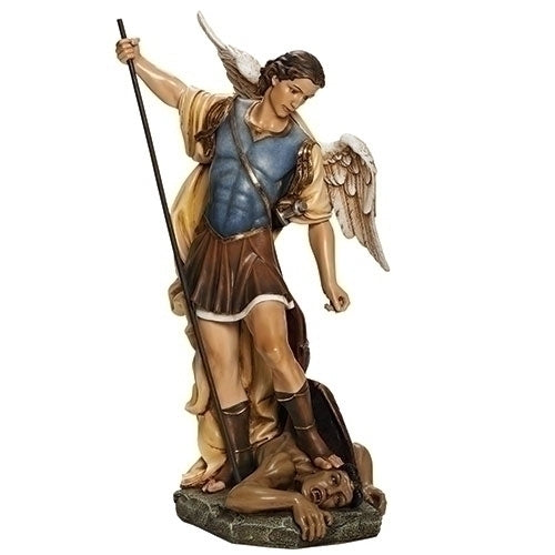 26.5"H ST MICHAEL FIGURE RENAISSANCE COLLECTION