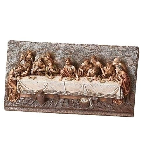 15"H X 29"W THE LAST SUPPER WALL PLAQUE