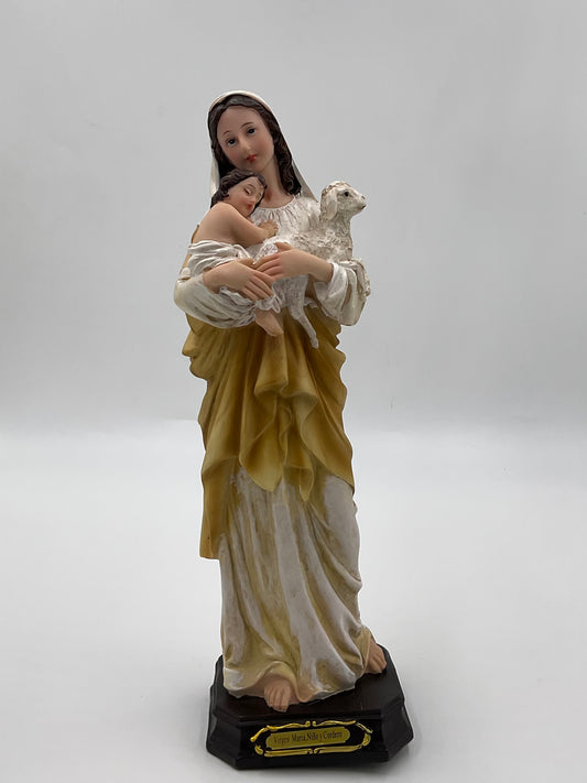 Virgen Maria Niño y Cordero-J2 : 13"
