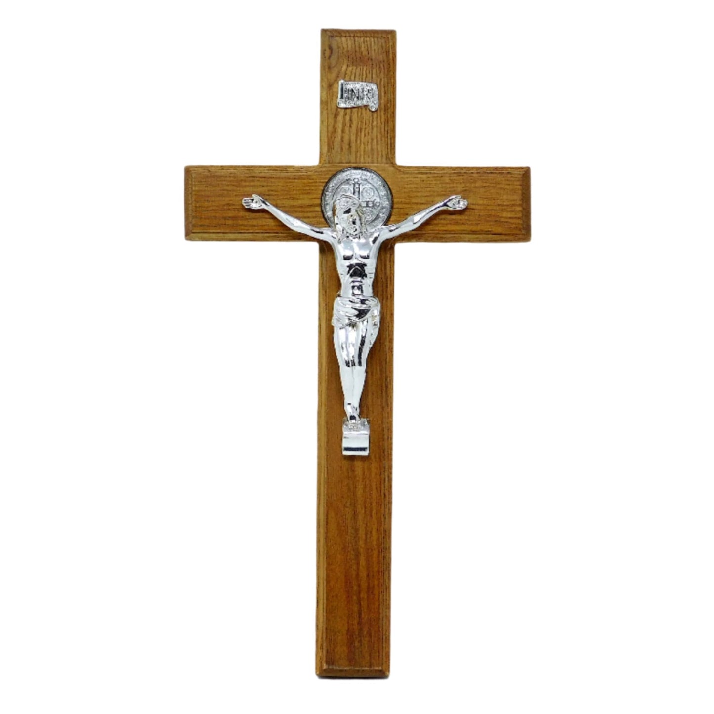 Cruz de San Benito color madera-8"