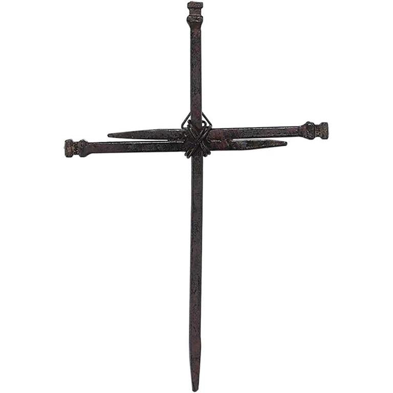 8.5" THREE NAIL WALL CROSS