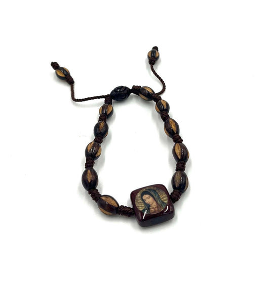 O.L GUADALUPE WOOD BRACELET