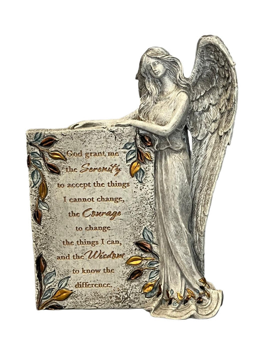 8"H SERENITY PRAYER ANGEL FIGURE-K2