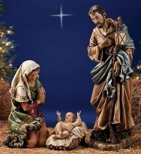 3PC SET 39" SCALE HOLY FAMILY